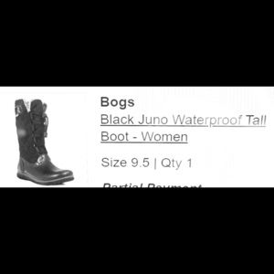 BOGS  waterproof tall boot
